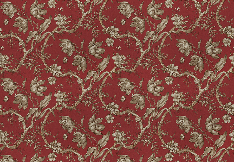 Ткань Fabricut Chromatics Vol.XXIII Sedona Uttapam/Crimson