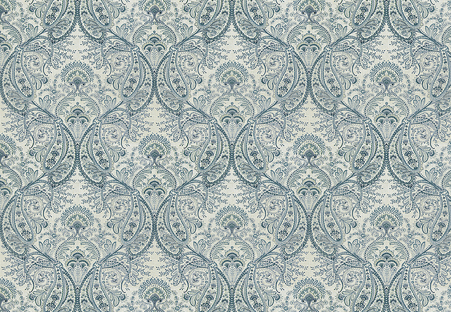 Ткань Fabricut Chromatics Vol.XXIII Teal Rua brot/Aquamarine