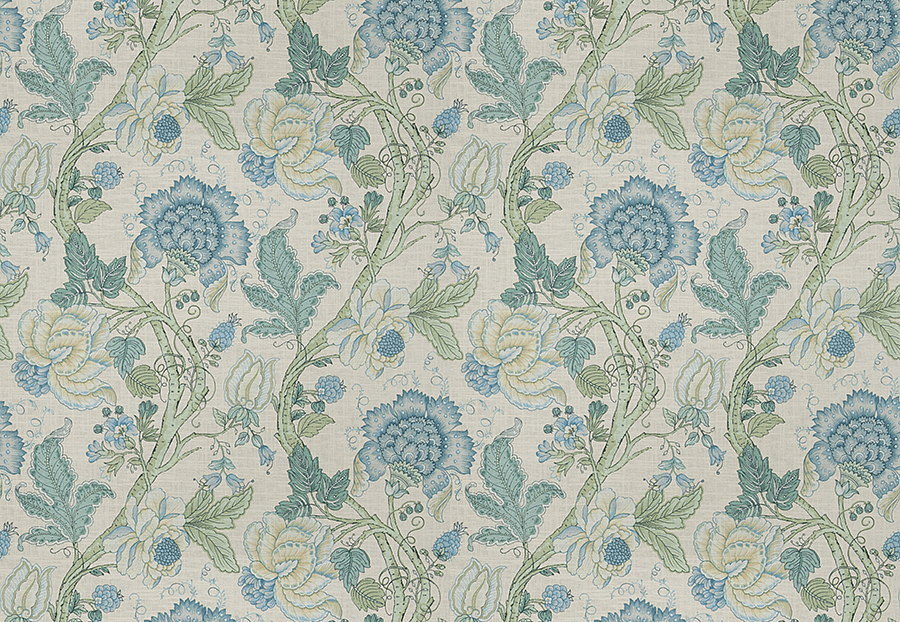 Ткань Fabricut Chromatics Vol.XXIII Teal Senia/Mineral