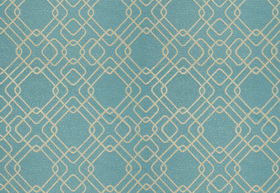 Ткань Fabricut Chromatics Vol.XXIII Teal Massa sparkle/Teal
