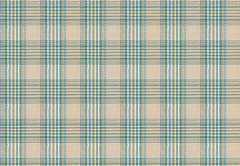 Ткань Fabricut Chromatics Vol.XXIII Teal Bublik plaid/Teal