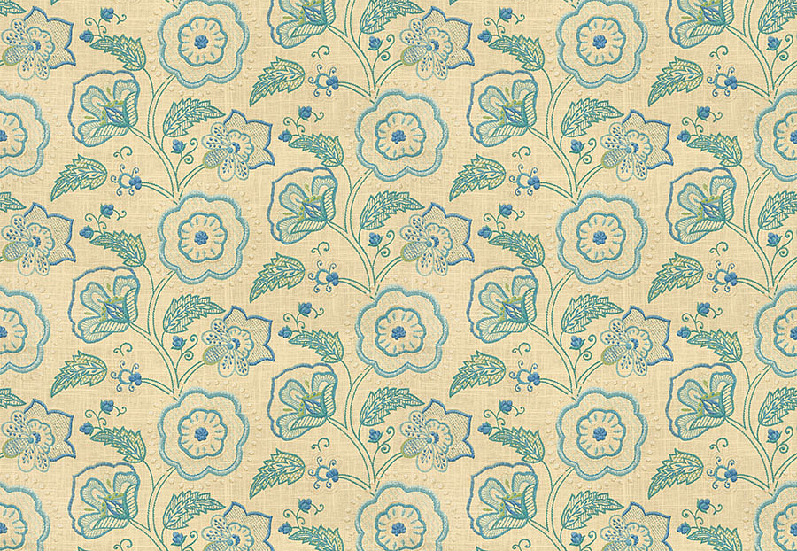 Ткань Fabricut Chromatics Vol.XXIII Teal Ferrarese/Poolside