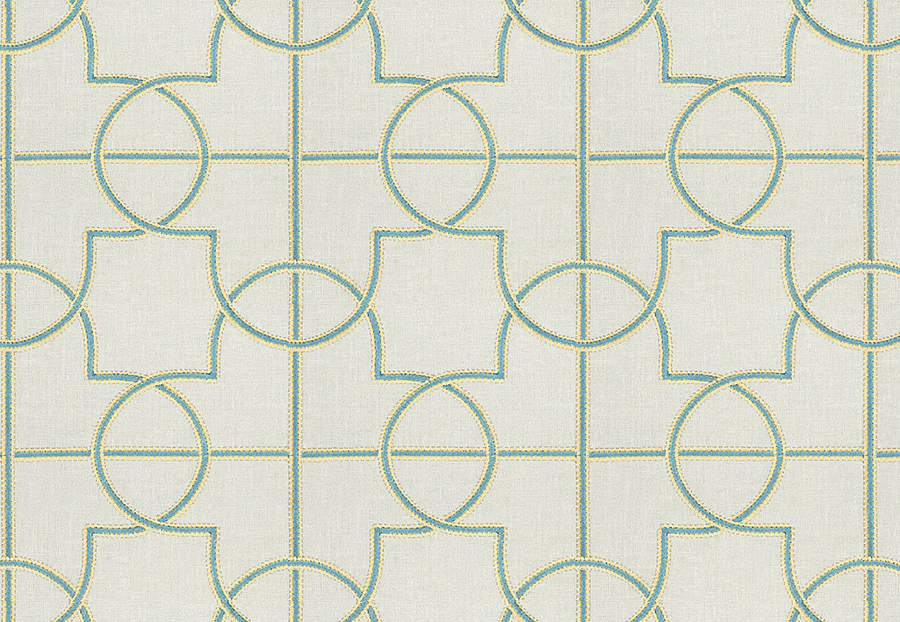 Ткань Fabricut Chromatics Vol.XXIII Teal Farina/Teal