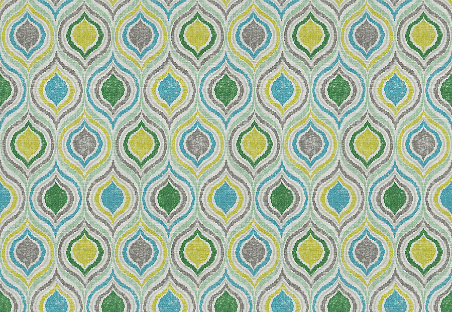 Ткань Fabricut Chromatics Vol.XXIII Teal Givree/Greenmint
