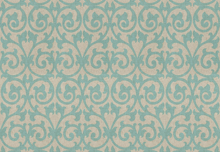 Ткань Fabricut Chromatics Vol.XXIII Teal Ezekiel scroll/Aquamarine