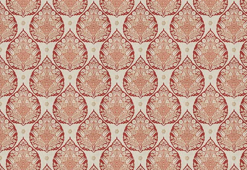 Ткань Fabricut Chromatics Vol.XXIV Guava Patience medallion/Spice