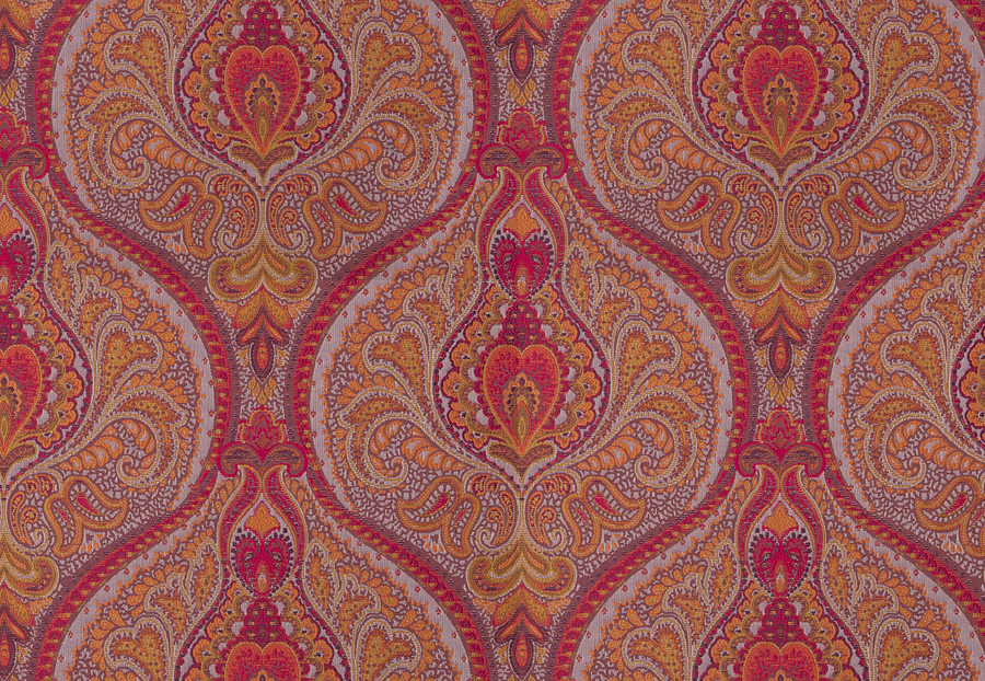 Ткань Fabricut Chromatics Vol.XXIV Guava Damath Damask/Magenta