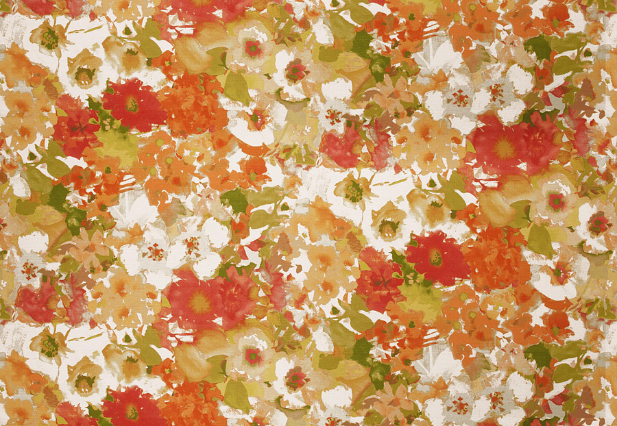 Ткань Fabricut Chromatics Vol.XXIV Guava Skewer floral/Autumn