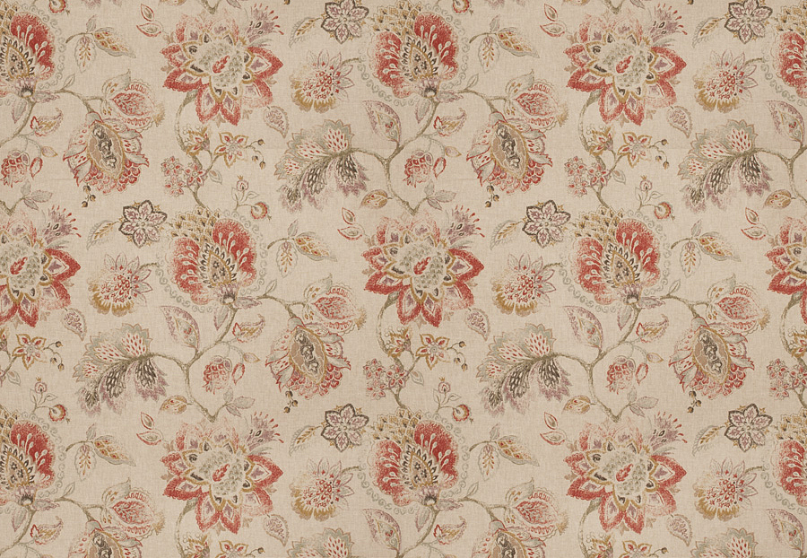 Ткань Fabricut Chromatics Vol.XXIV Guava Tableau/Carnelian