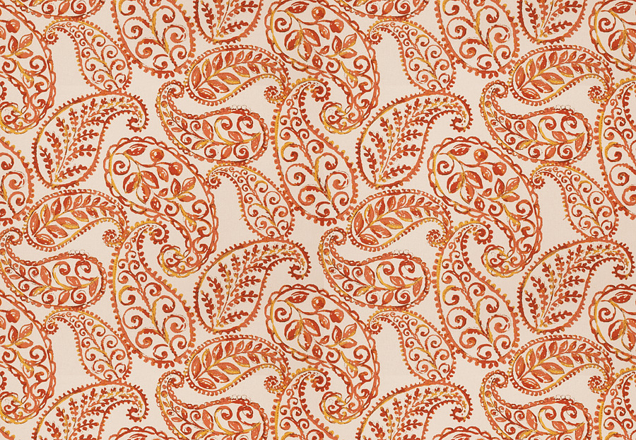 Ткань Fabricut Chromatics Vol.XXIV Guava Tichu paisley/Henna