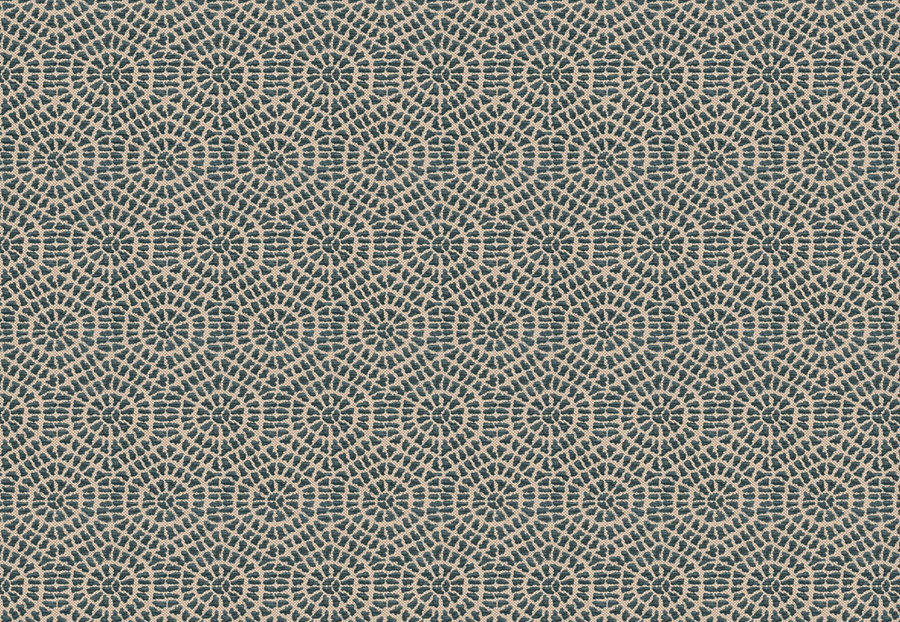 Ткань Fabricut Chromatics Vol.XXIV Mineral Elimination round/Teal