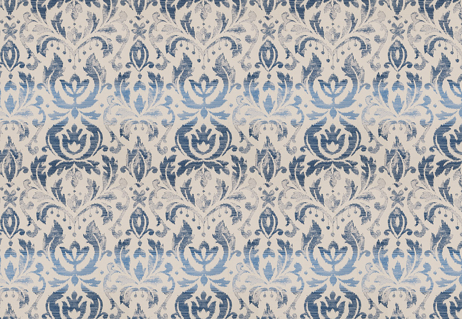 Ткань Fabricut Chromatics Vol.XXIV Navy Knight's tour/Ocean