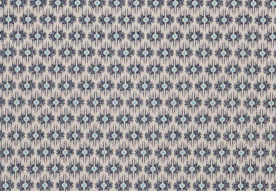 Ткань Fabricut Chromatics Vol.XXIV Navy Nertz star/Peacock