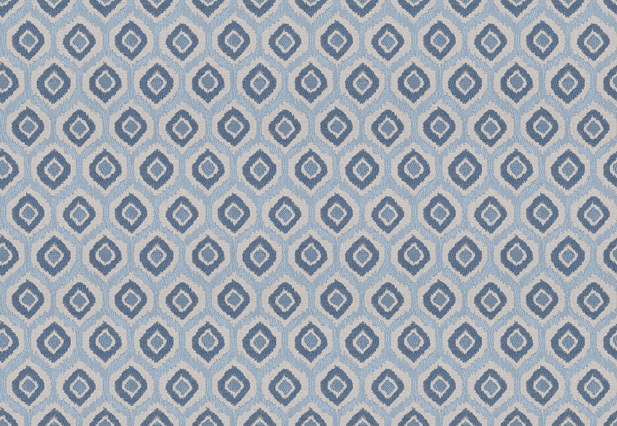 Ткань Fabricut Chromatics Vol.XXIV Navy Interference/River
