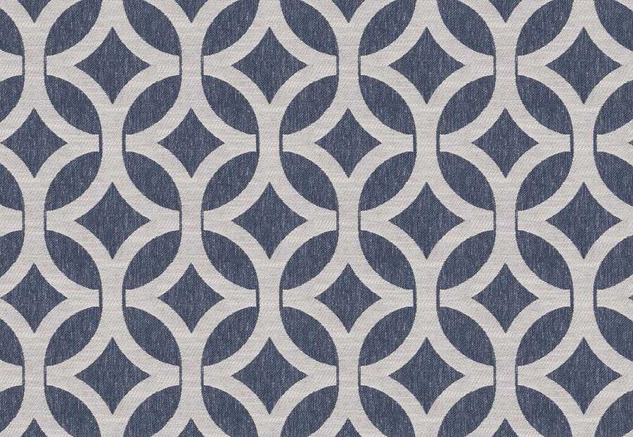 Ткань Fabricut Chromatics Vol.XXIV Navy Bonus round/Indigo
