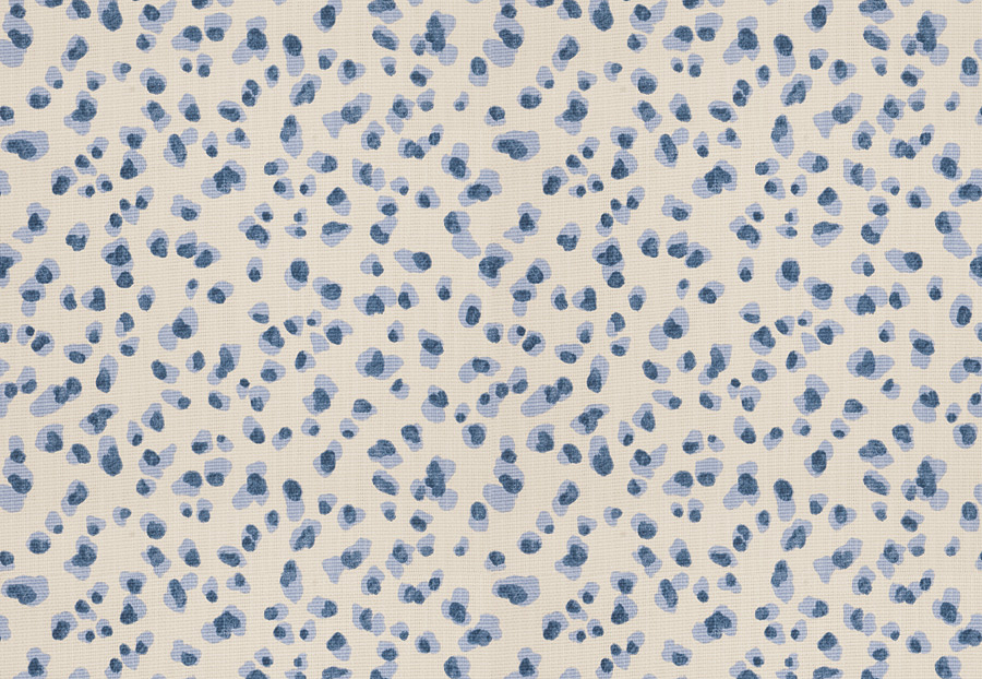 Ткань Fabricut Chromatics Vol.XXIV Navy Rack leopard/Blue
