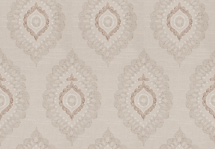 Ткань Fabricut Chromatics Vol.XXIV Truffle Area medallion/Cafe