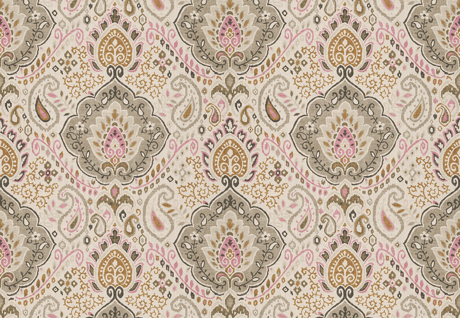 Ткань Fabricut Chromatics Vol.XXV Coral Dramatic/Orchid