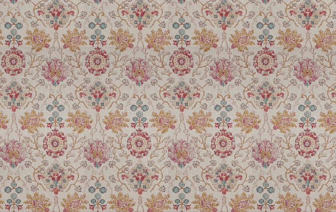 Американская ткань Fabricut, коллекция Chromatics Vol.XXV Coral, артикул Imagery/Jewel