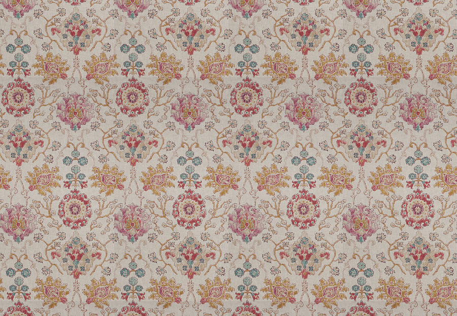 Ткань Fabricut Chromatics Vol.XXV Coral Imagery/Jewel