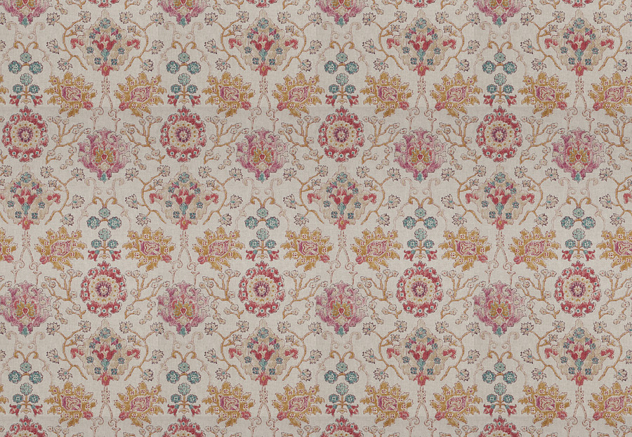 Ткань Fabricut Chromatics Vol.XXV Coral Imagery/Jewel
