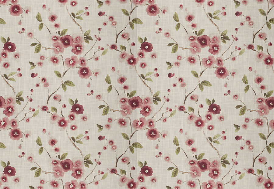 Ткань Fabricut Chromatics Vol.XXV Coral Ottava floral/Blossom