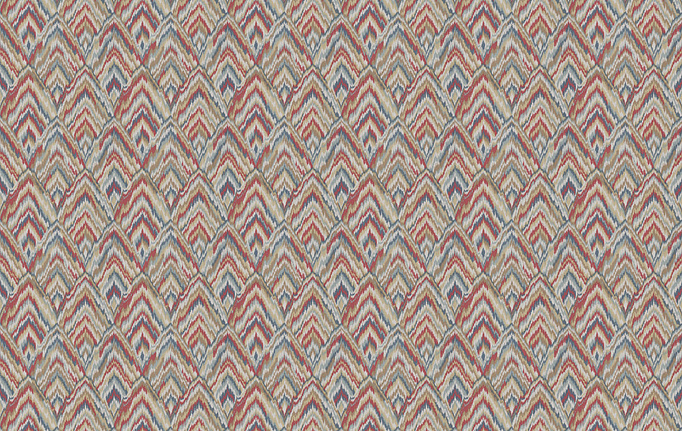 Американская ткань Fabricut, коллекция Chromatics Vol.XXV Coral, артикул Jenko flame/Bouquet