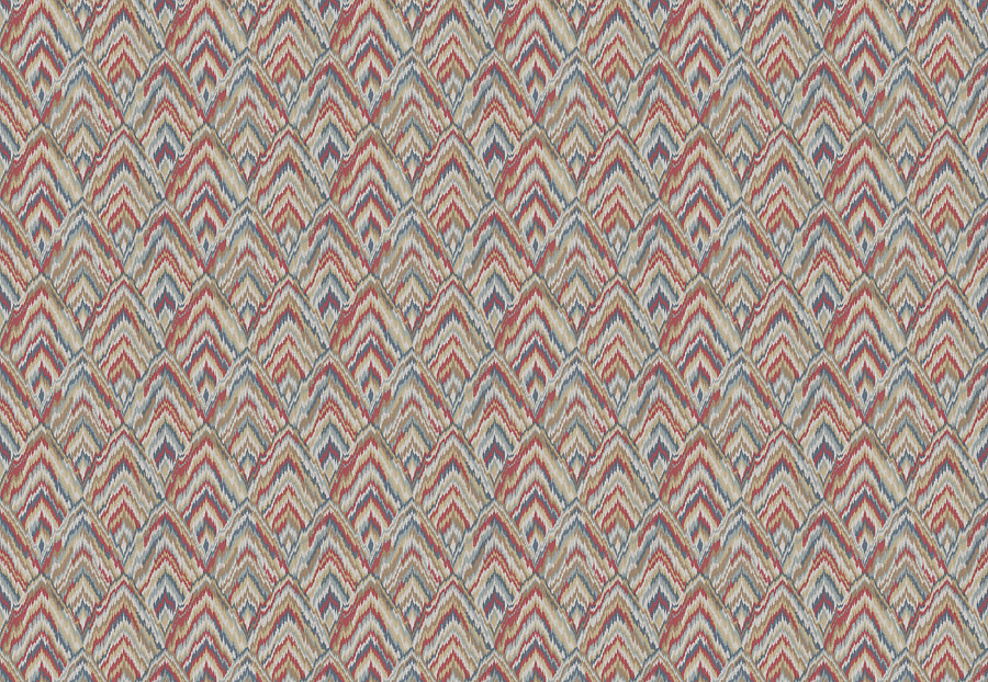 Ткань Fabricut Chromatics Vol.XXV Coral Jenko flame/Bouquet