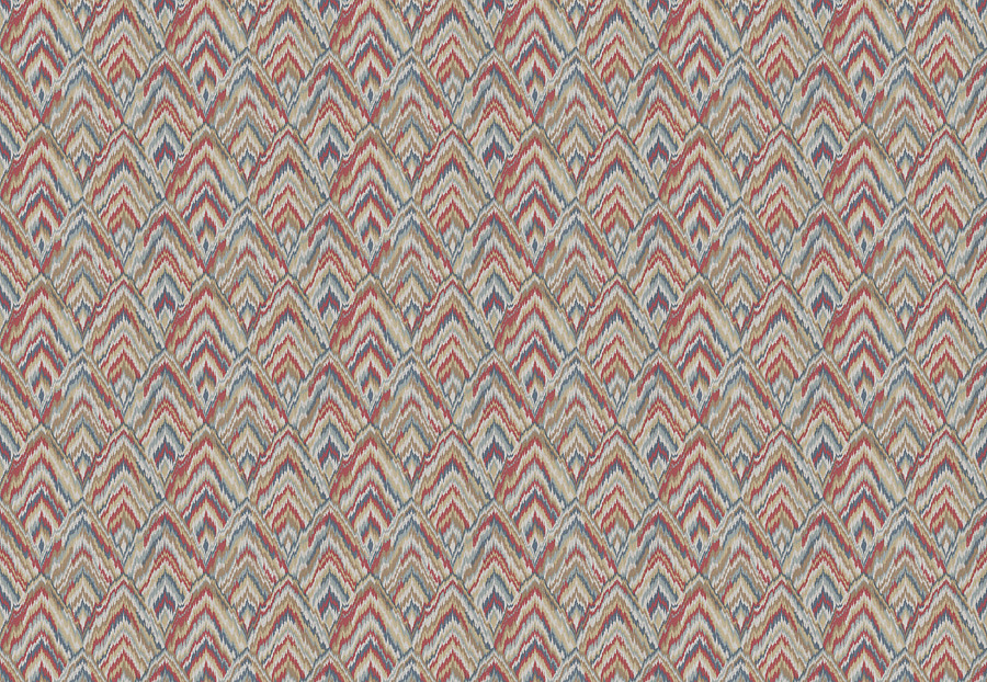 Ткань Fabricut Chromatics Vol.XXV Coral Jenko flame/Bouquet