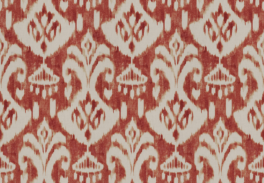 Ткань Fabricut Chromatics Vol.XXV Coral Emphasis/Paprika
