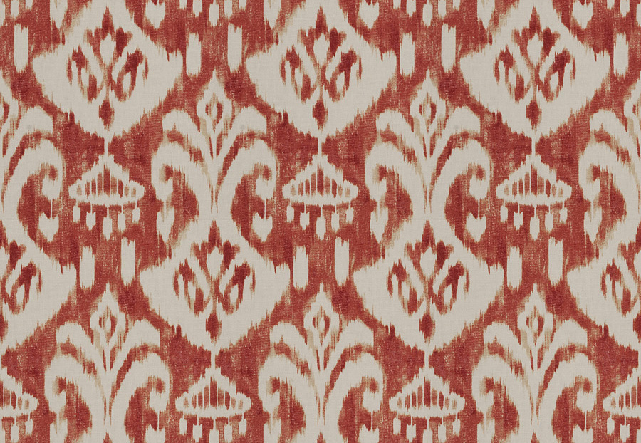 Ткань Fabricut Chromatics Vol.XXV Coral Emphasis/Paprika