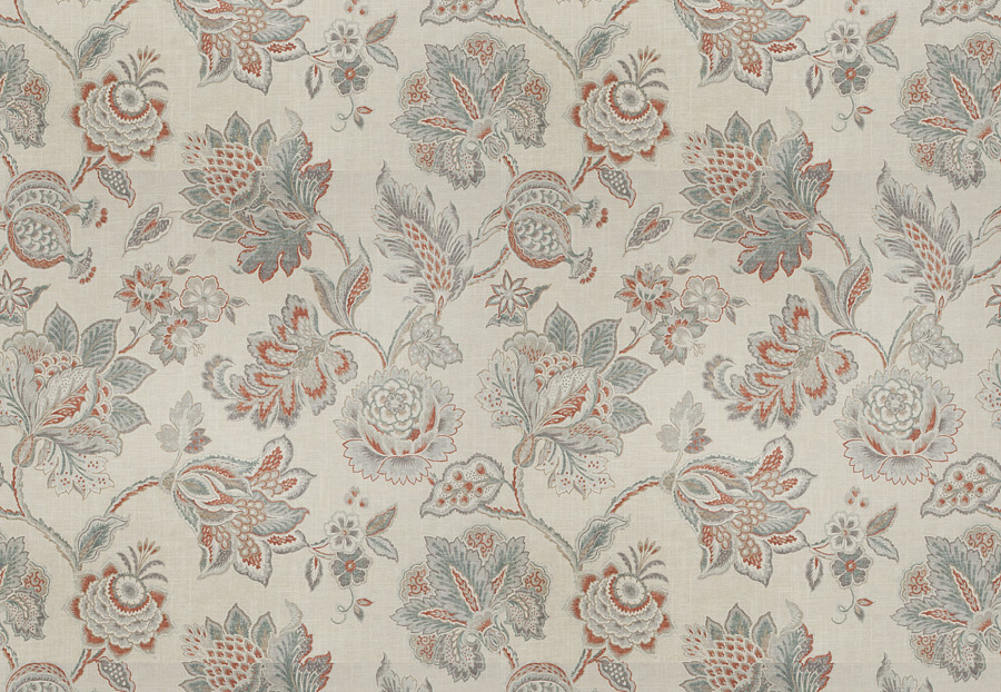 Ткань Fabricut Chromatics Vol.XXV Coral Romance/Porcelain
