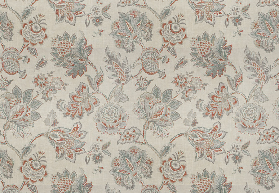 Ткань Fabricut Chromatics Vol.XXV Coral Romance/Porcelain