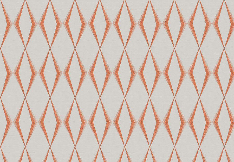 Ткань Fabricut Chromatics Vol.XXV Coral Dada Diamond/Tangerine