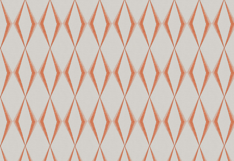 Ткань Fabricut Chromatics Vol.XXV Coral Dada Diamond/Tangerine