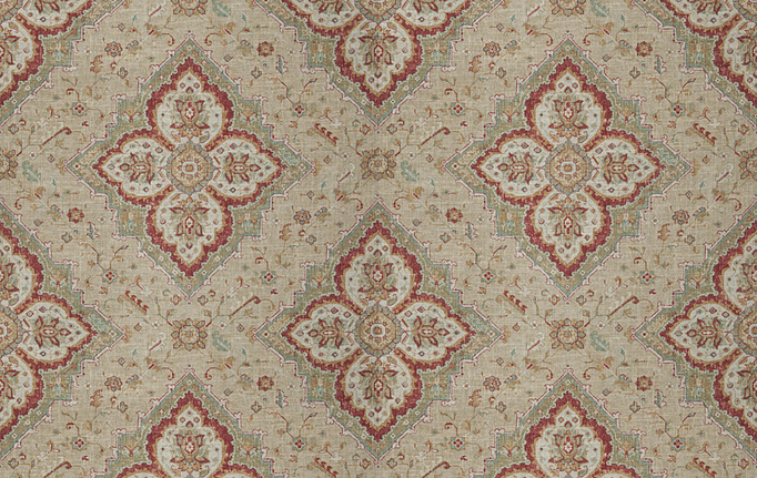 Американская ткань Fabricut, коллекция Chromatics Vol.XXV Coral, артикул Faber/Multi