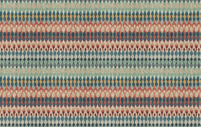 Американская ткань Fabricut, коллекция Chromatics Vol.XXV Coral, артикул Verbiage/Multi
