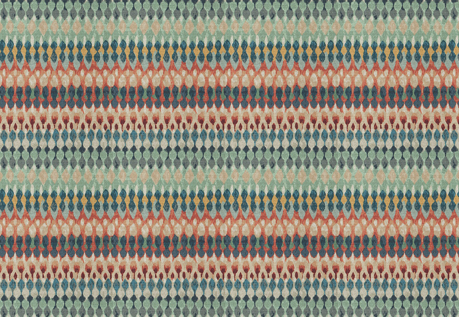 Ткань Fabricut Chromatics Vol.XXV Coral Verbiage/Multi