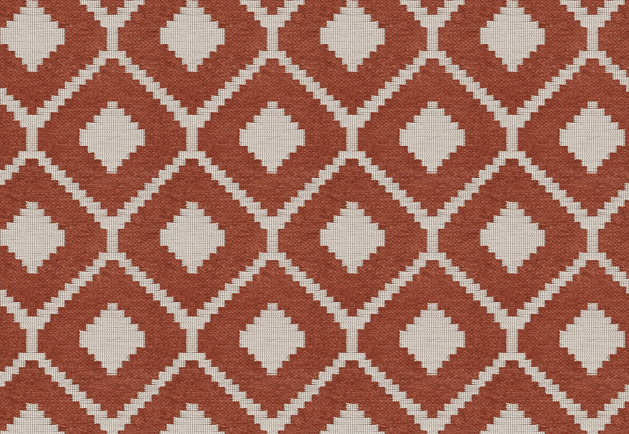 Ткань Fabricut Chromatics Vol.XXV Coral Quatrain/Paprika