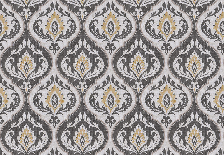 Ткань Fabricut Chromatics Vol.XXV Gilt Elocution/Charcoal