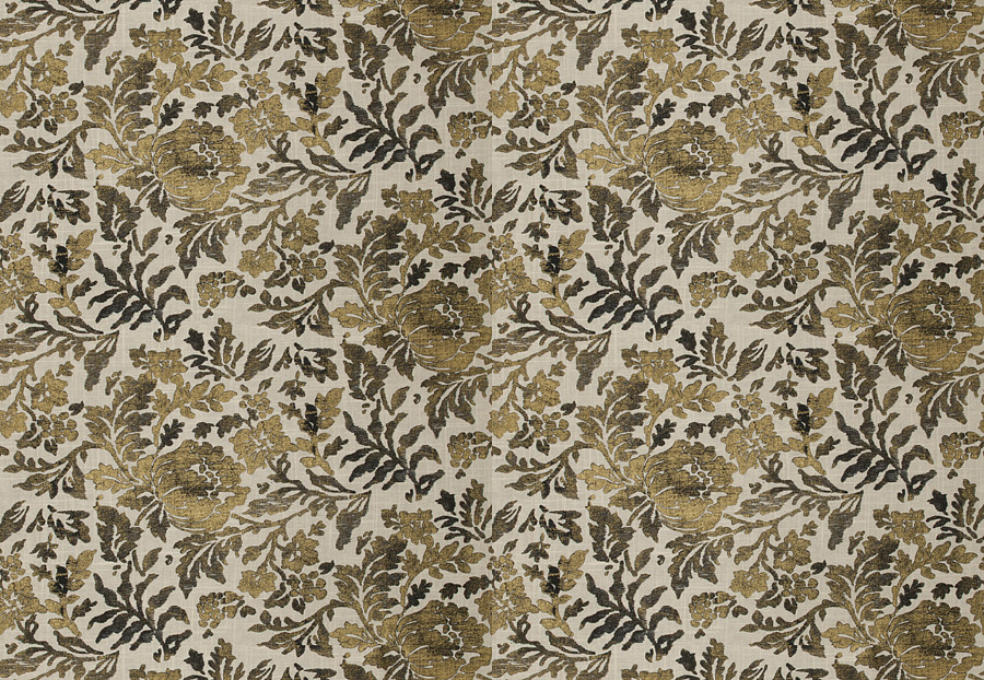 Ткань Fabricut Chromatics Vol.XXV Gilt Botev floral/Gilded ebony