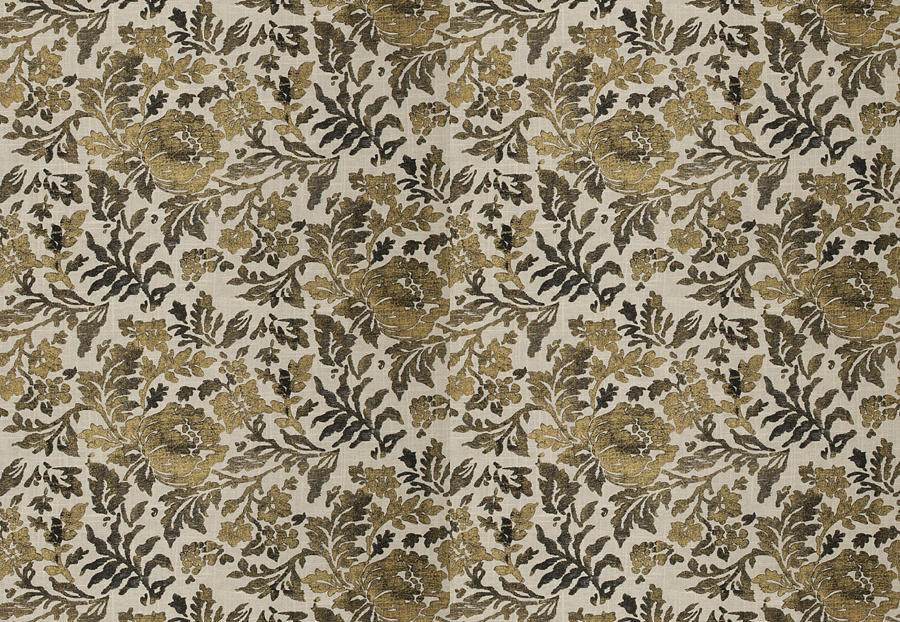Ткань Fabricut Chromatics Vol.XXV Gilt Botev floral/Gilded ebony