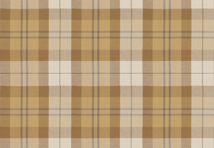 Ткань Fabricut Chromatics Vol.XXV Gilt Hix plaid/Sesame