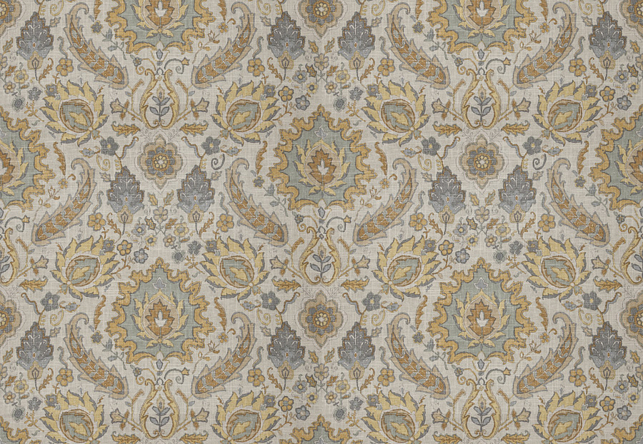 Ткань Fabricut Chromatics Vol.XXV Gilt Estep Damask/Golden
