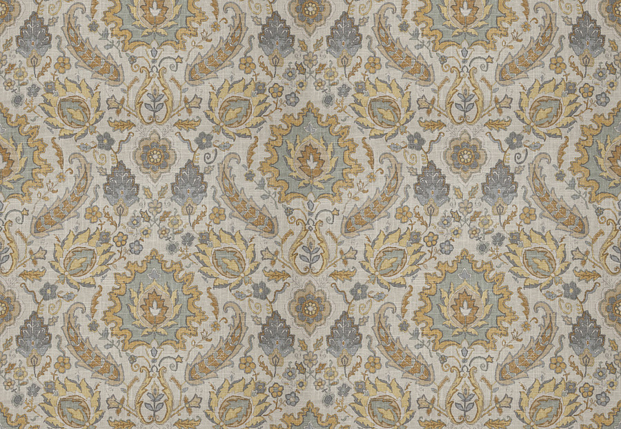 Ткань Fabricut Chromatics Vol.XXV Gilt Estep Damask/Golden