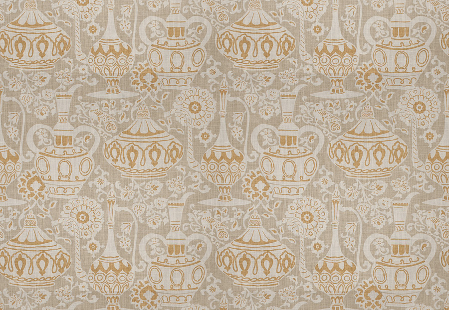 Ткань Fabricut Chromatics Vol.XXV Gilt Anapest/Ginger