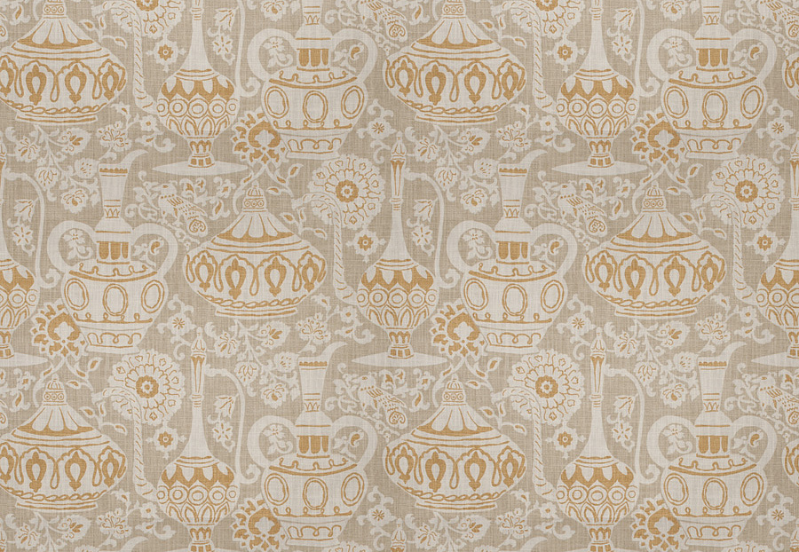 Ткань Fabricut Chromatics Vol.XXV Gilt Anapest/Ginger