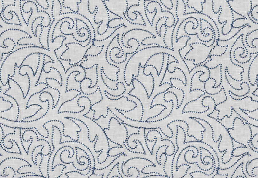 Ткань Fabricut Chromatics Vol.XXV Indigo Prosody/Indigo