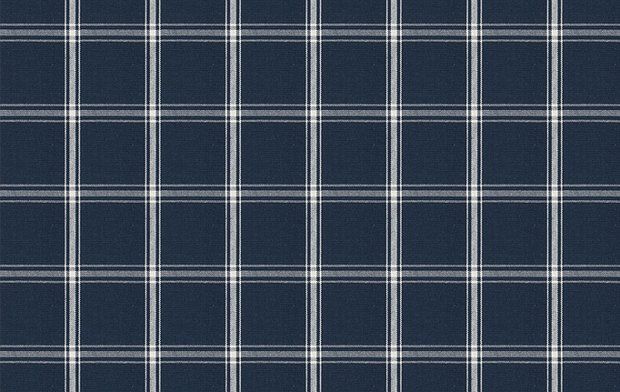 Американская ткань Fabricut, коллекция Chromatics Vol.XXV Indigo, артикул Bucolic/Indigo