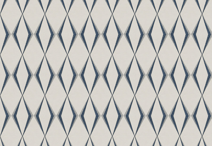 Ткань Fabricut Chromatics Vol.XXV Indigo Dada Diamond/Navy
